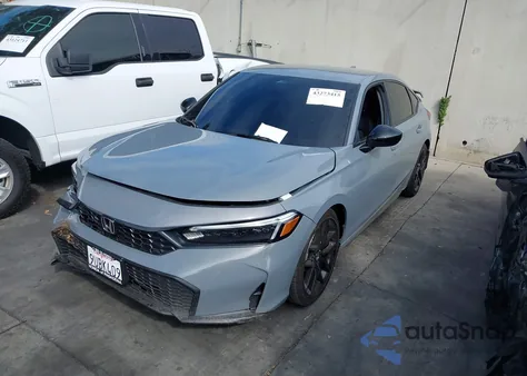 2025 Honda Civic Sport z USA, uszkodzony, nr VIN 19XFL2H85SE027339